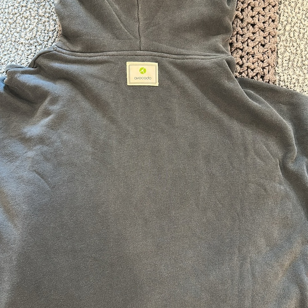 NWT Avocado BK Tie Charcoal Hoodie & Cropped Pant Set - XS - Picture 5 of 6
